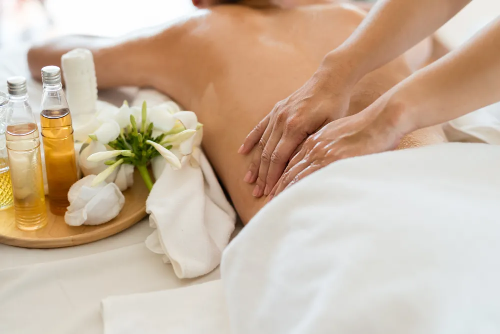 Anti stress aromatic massage